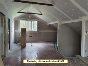 Plastering Kitchen and stairwell 2022